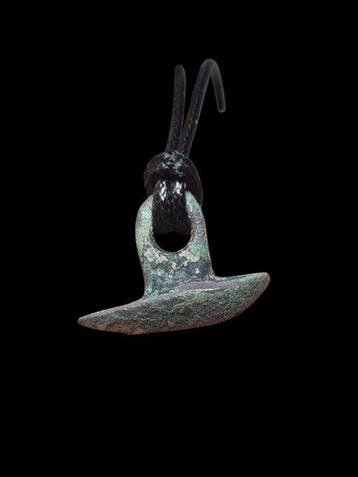 Viking periode Brons, Rare Military Hanger (Zonder