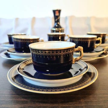Romanov, Halbach Geschenke - Koffieservies (19) - Porselein