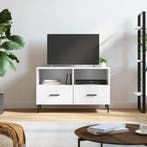 vidaXL Tv-meubel 80x36x50 cm bewerkt hout wit, Verzenden, Nieuw, 50 tot 100 cm, Minder dan 100 cm
