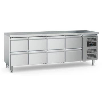 Ecofrost Koelwerkbank 8 Laden | 553 liter | +2/+8°C | RVS |, Ophalen of Verzenden, Nieuw