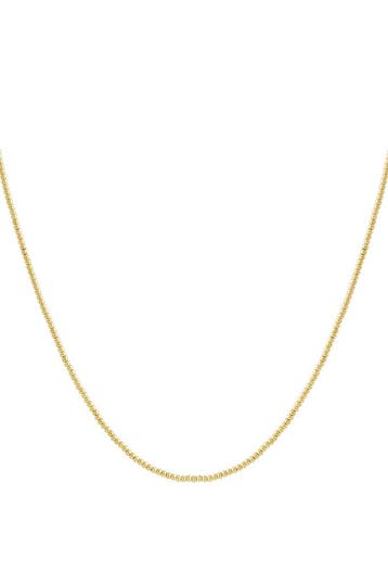 Goudlief Kralenkettingen - 2,5 mm (Dames sieraden), Sieraden, Tassen en Uiterlijk, Kettingen, Verzenden, Nieuw, Zilver, Overige materialen
