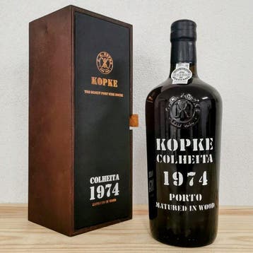 1974 Kopke - Colheita Port, Tawny - Porto - 1 Fles (0,75, Verzamelen, Nieuw