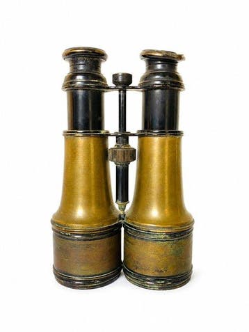 Verrekijker - boussole integrée - 1900 - Frankrijk -
