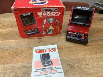 Nintendo - Game & Watch - Tabletop - Marios cement factory, Spelcomputers en Games, Nieuw