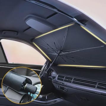 Opvouwbaar Auto Zonnescherm Paraplu - Zonwering voor Voorrui, Verzenden, Nieuw