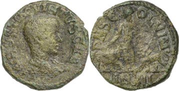 Bronze 250/251 (= Jahr 12), Kaiserzeit Hostilianus 250-251, Verzenden