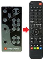 Vervangende JBL XCITE Simply Cinema afstandsbediening, Verzenden, Nieuw