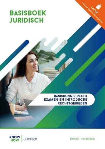 9789037262919 Basisboek Juridisch combipakket | Tweedehands, Boeken, Schoolboeken, Verzenden, Zo goed als nieuw