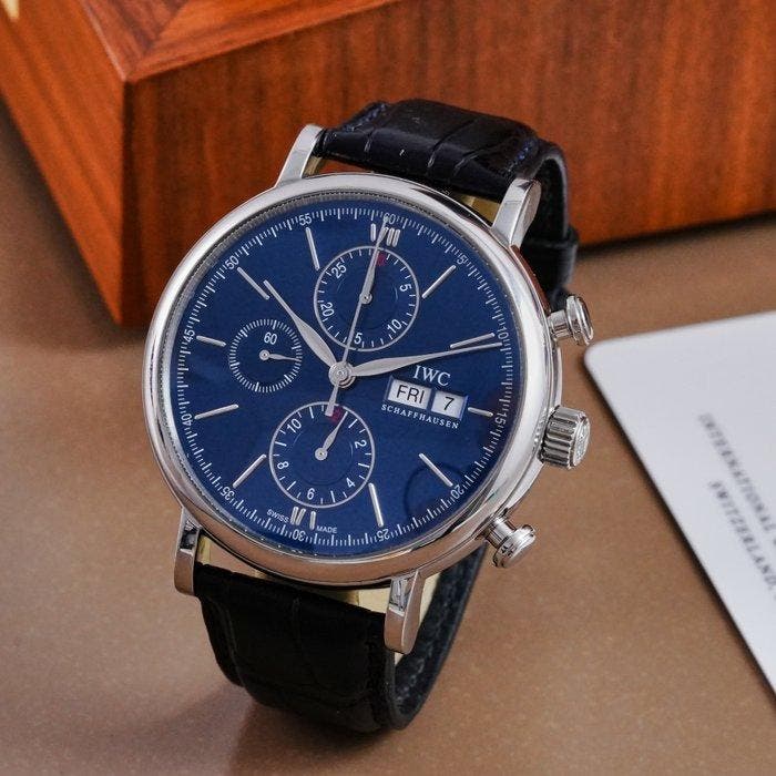 IWC - Portofino Chronograph Laures Limited Edition -, Sieraden, Tassen en Uiterlijk, Horloges | Antiek