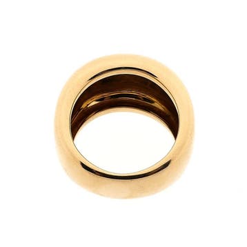Gouden Nouvelle Vague ring; Cartier, Sieraden, Tassen en Uiterlijk, Ringen, Gebruikt, Ophalen of Verzenden, 17 tot 18, Dame of Heer