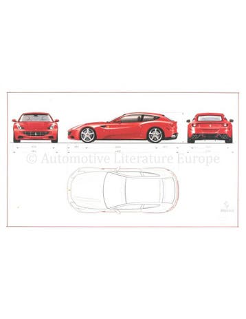 2011 FERRARI FF LITHOGRAFIE, Boeken, Auto's | Folders en Tijdschriften, Nieuw, Ferrari, Author