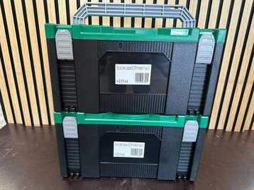 Veiling - 2x HiKOKI HSC III Stapelbare Gereedschapskoffer ?, Doe-het-zelf en Verbouw, Gereedschapskisten, Nieuw
