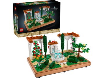 LEGO Icons 10359 - Tuin met fontein - 1302 steentjes, Verzenden, Nieuw