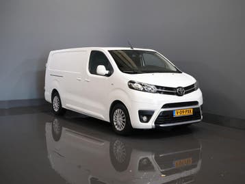 Toyota ProAce Worker 2.0 125 pk L3 2x Schuifdeur/ Inrichting, Stof, Gebruikt, Airconditioning, Wit
