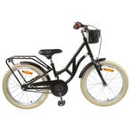 vidaXL Kinderfiets 24 Inch voor 8-12 jaar oud Zwart, Verzenden, Nieuw