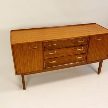 Dressoir | Vintage | Nathan | Teak |  4477, Minder dan 50 cm, 75 cm of meer, Teakhout, Mid-Century