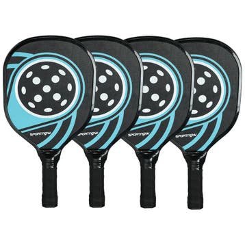 Pickleball-Set Mit 4 Schlägern, 4 Bällen, Tragetasche, Leich, Verzenden, Nieuw