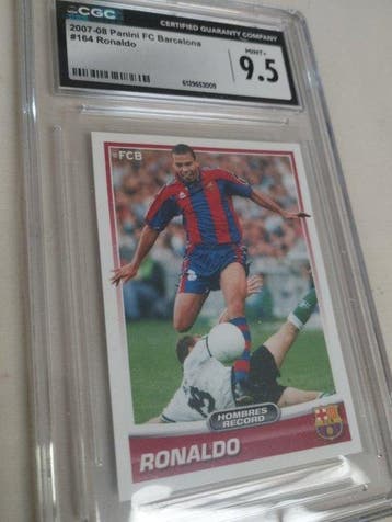 Ronaldo Nazario Barcelona Panini 2007-08 Top Pop Graded card, Verzamelen, Nieuw