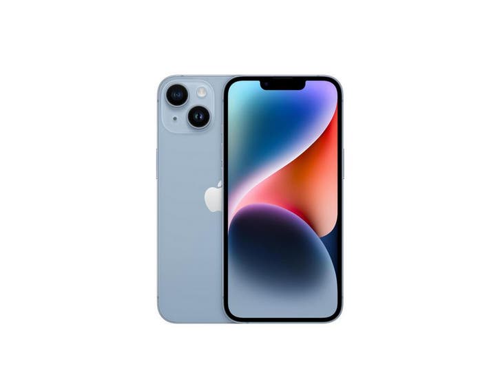 APPLE iPhone 14 - 128 GB - Dualcamera - Blauw, Telecommunicatie, Mobiele telefoons | Apple iPhone, Zo goed als nieuw, Verzenden