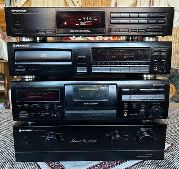 Pioneer - A-300X - CT-S550S - PD-203 - F-449L Stereoset -, Nieuw