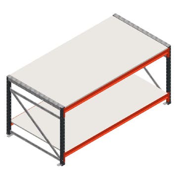 Aanbieding: Werktafel grootvakstelling dubbellaags, Nieuw