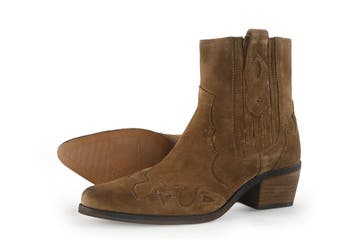 Manfield Cowboy laarzen in maat 38 Cognac, Overige kleuren, Verzenden, Zo goed als nieuw, Manfield