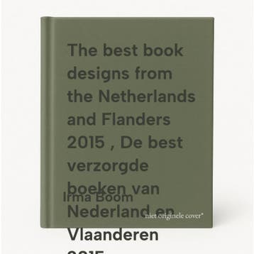 The best book designs from the Netherlands and Flanders 2015, Boeken, Kunst en Cultuur | Beeldend, Verzenden, Zo goed als nieuw
