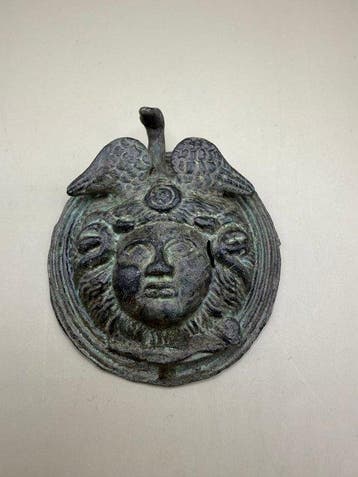 Oud-Romeins Brons Applicatie (phalera ?)