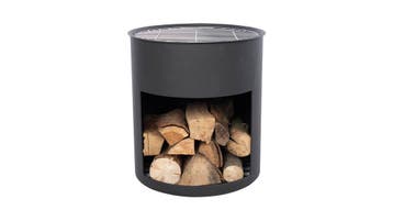 Milshire Vuurton Zwart Fireplace Stevig staal Diameter 45..., Verzenden, Nieuw