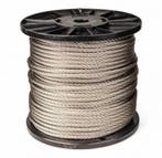 Roestvaststaal Staalkabel 10mm 7x19 op haspel, Verzenden, Nieuw