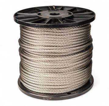 Roestvaststaal Staalkabel 10mm 7x19 op haspel, Verzenden, Nieuw