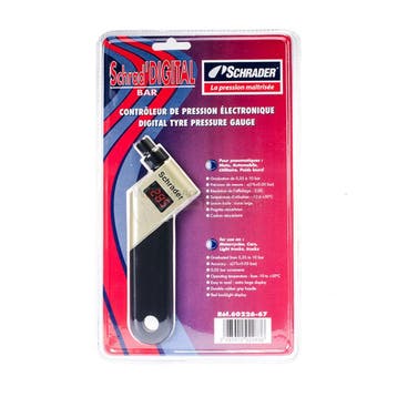 Bandenspanningsmeter auto digitaal 0,35-10 bar, Verzenden