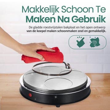 Emerio Pizzarette Origineel - 6 Persoons Pizza Oven, Verzenden, Nieuw