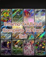 Pokémon - 12 Card - Inferno X AR Full Complete 12 Card Set, Nieuw