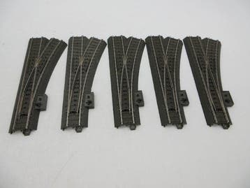 Märklin H0 - 24612 - Modeltreinsporen (5) - 5 C-Rail wissels, Nieuw