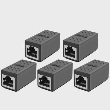 RJ45 Ethernet Kabel Verlengstuk - 1000Mbps LAN Connector voo, Verzenden, Nieuw