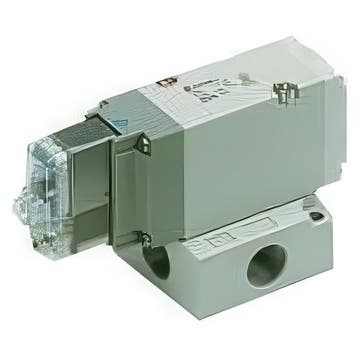 SMC 3/2-Weg Sub-Base Pneumatisch Magneetventiel Rc1/2 -, Verzenden, Nieuw
