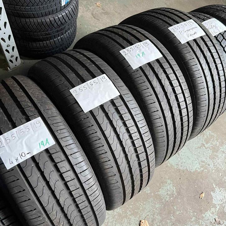 2 x Pirelli Scorpion Verde 255-55-19 Zomerbanden 10mm, Auto-onderdelen, Banden en Velgen, 19 inch, Zomerbanden, 255 mm, Personenwagen