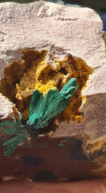 malachiet Mineralencollectie- 589 g