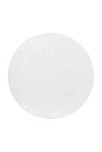 Rond Wasbaar Vloerkleed | Pouffy | Uni | Wit | 200x200 cm, Huis en Inrichting, Stoffering | Tapijten en Kleden, Verzenden, Nieuw