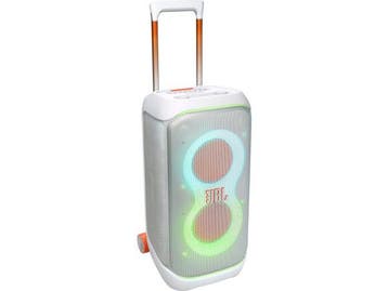 Veiling - JBL PartyBox Stage 320 wit partyspeaker met wielen, Audio, Tv en Foto, Luidsprekers, Nieuw