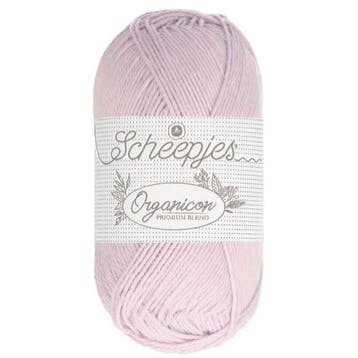 Scheepjes Organicon 50 gram - 204 Lavender Haze, Hobby en Vrije tijd, Breien en Haken, Verzenden, Nieuw