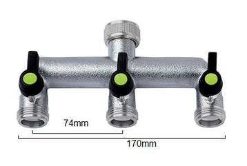 Kraanverdeler splitter 3 x 3/4 aansluiting, Tuin en Terras, Buitenkranen, Ophalen of Verzenden, Nieuw
