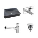 Sani Royal Natuurstenen Waskomset Box Chroom, Nieuw