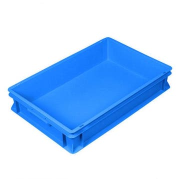 Stapelbak kunststof 600x400x120 mm 20 liter blauw, Ophalen of Verzenden, Nieuw, Kunststof