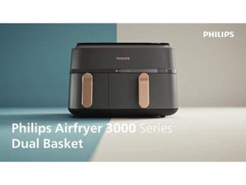 Philips 3000 Series - Dual Airfryer NA351/00 - Dubbele Mand, Verzenden, Nieuw