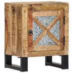 vidaXL Nachtkastje 40x30x50 cm massief mangohout, Huis en Inrichting, Kasten | Buffetkasten, Minder dan 50 cm, Verzenden, Nieuw