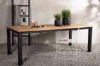 Uitschuifbare Tuintafel Ruben 225-320cm  Teak Zwart Outsider, Verzenden, Nieuw