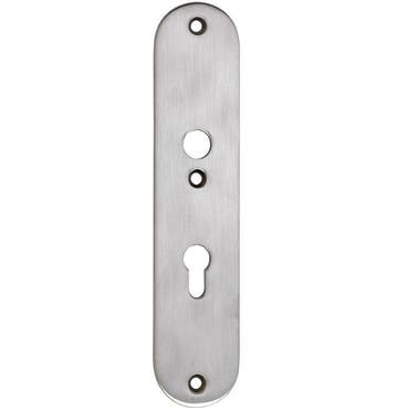 SKG3 ovaal schild PC92 binnen mat nikkel ongelakt, Verzenden, Nieuw