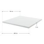 Topper / Matrastopper / Topmatras - 160 x 200 cm - H2 / H3 -, Verzenden, Nieuw